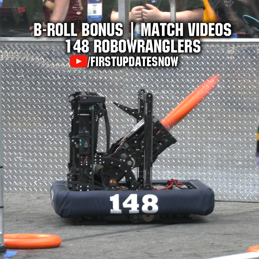 youtu.be/269i7ii9Snk | In this B-Roll Bonus we feature 148 Robowranglers from the Daly Division Playoff Match 9 at the 2024 CRESCENDO World Championship. Also appearing: 131, 7157, 2054, 368, 1506.