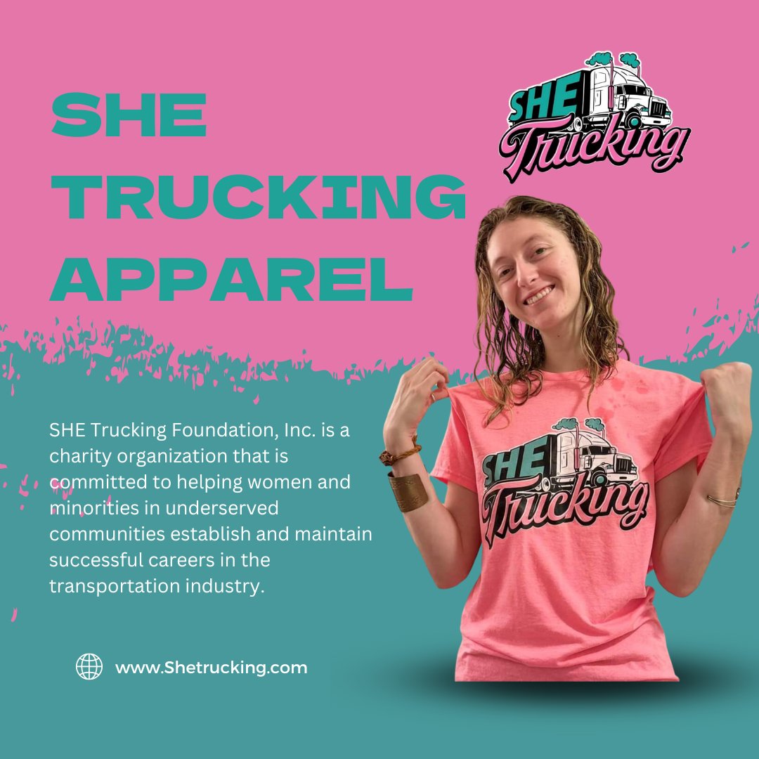 Empower Your Journey with She Trucking Apparel! Discover style, strength, and confidence for every mile. Shop now and gear up for the road ahead!

#shetruckingapparel #womenintrucking #truckingfashion #empowereddrivers #roadready #shetrucks