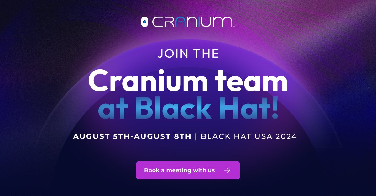 CraniumAi's tweet photo. Our team will be at Black Hat and DefCon this year! Are you looking into securing your AI? Whatever stage you are in with your AI journey, we can help! ๐ค
Book a meeting with any of our SMEs now:
https://t.co/nB0kC7xEMI
#Cranium #CraniumAI #AISecurity #BlackHat2024 #BlackHat https://t.co/RN0GT2PH3x