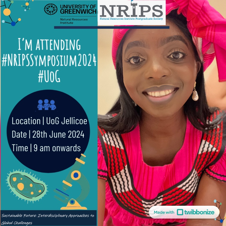 Nghitalesheni's tweet photo. Elated to be attending the @NRIPSociety PhD symposium. This year's theme "Sustainable Futures: Interdisciplinary Approaches to Global Challenges," encapsulates the essence of our collective research efforts at NRI.
#NRIPSSymposium2024 #UoG #Malaria #SDG3 #WiVC #Gender #SDG5 https://t.co/bVOTjuNtyV
