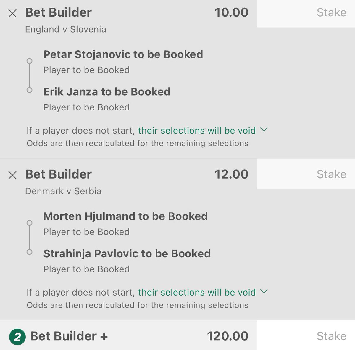 DataDexWin's tweet image. Done the super boost for England to score in the first half 

Also gave bet365 free money with this stupid longshot