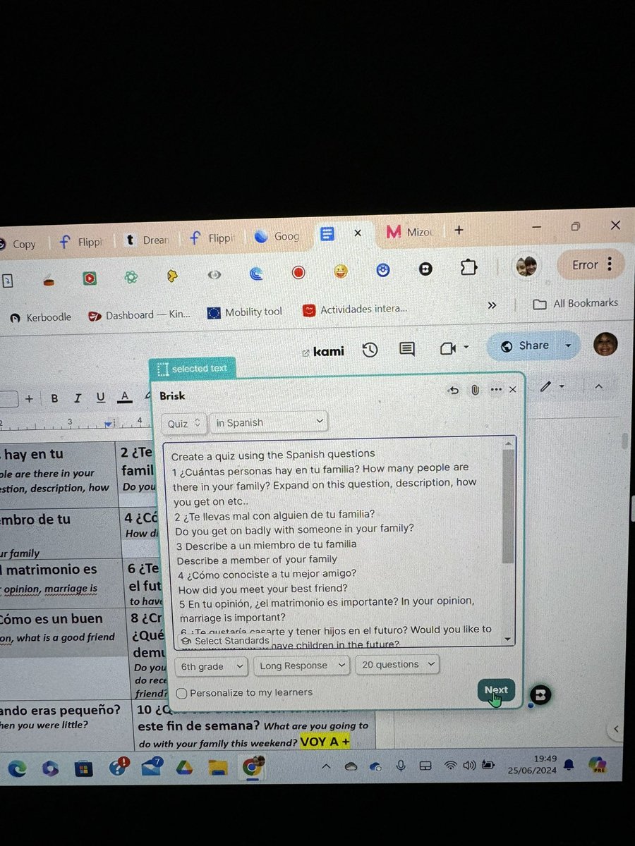 CristaHazell's tweet photo. Have you heard of @Brisk a wonderful tool shared by @BotonesSalgado who learned about it from @joedale It’s amazing and easy to use recycling what you have to create something new in tonight’s @linguascope webinar #mfltwitterati #mflchat #langchat #newgcse #gcsemfl https://t.co/GlC6UtXzJ2