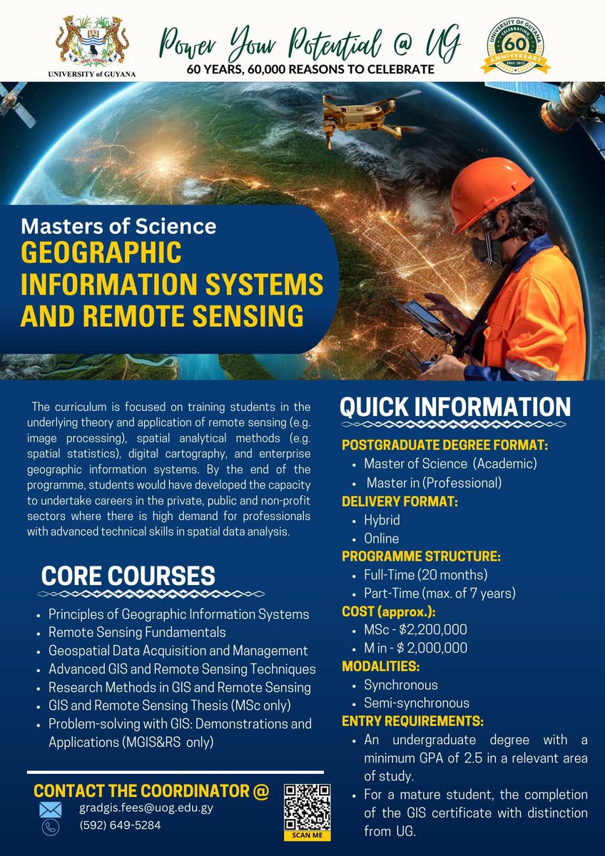 APPLICATIONS ARE OPEN!

The 2024/2025 academic year is swiftly approaching. Take advantage of the Master of Science/ Master in Geographic Information Systems and Remote Sensing from the Faculty of Earth and Environmental Sciences.