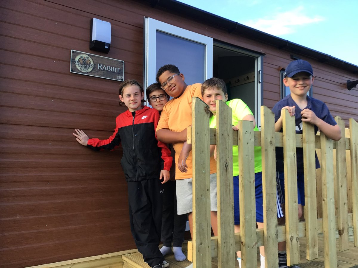 The children are loving their accommodation. #Independence #Friendship