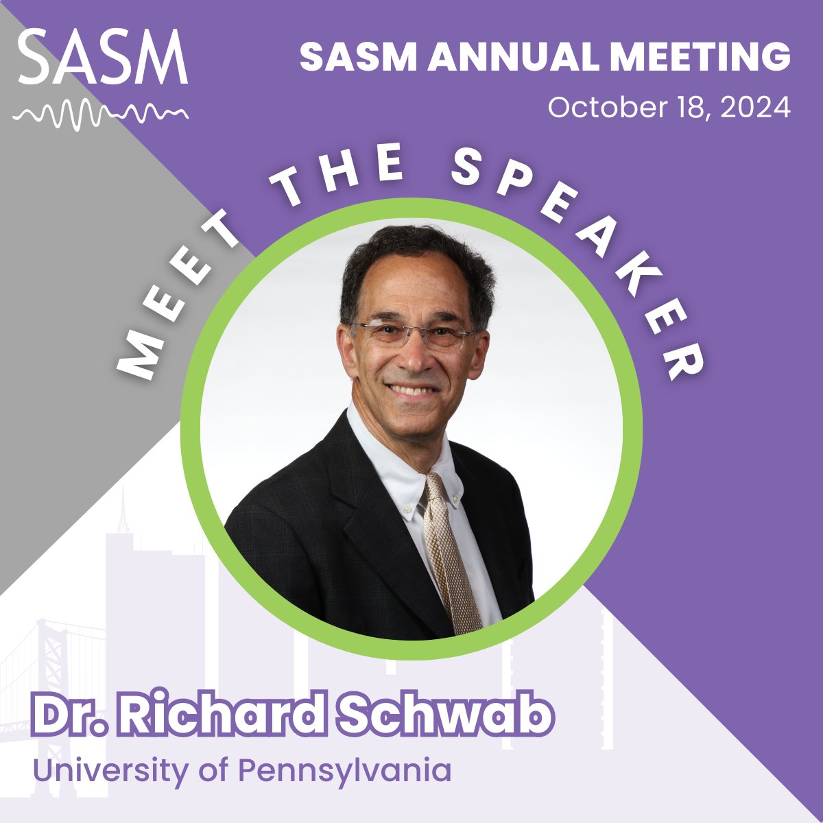 SASM (@sasm_hq) on Twitter photo 🎉Excited to introduce our keynote speaker: Dr. Richard Schwab! "Understanding the Improvements in OSA with Weight Loss Medications." You won't want to miss this!🎉 bit.ly/3XCw3KM <a href="/pennsleep/">Penn Sleep Medicine</a> #SASMEnthusiasm 🎉Excited to introduce our keynote speaker: Dr. Richard Schwab! "Understanding the Improvements in OSA with Weight Loss Medications." You won't want to miss this!🎉 bit.ly/3XCw3KM <a href="/pennsleep/">Penn Sleep Medicine</a> #SASMEnthusiasm