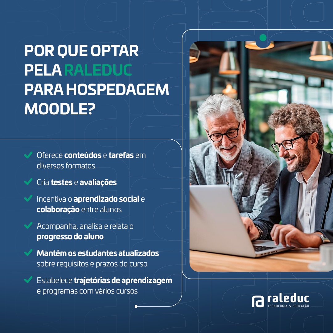 raleduc's tweet image. Melhore os resultados com as soluções da Raleduc! Com mais de uma década de experiência e clientes satisfeitos, garantimos segurança, proteção de dados e recursos do Moodle para experiências de aprendizado superiores. Revolucione sua empresa! 🚀💻
