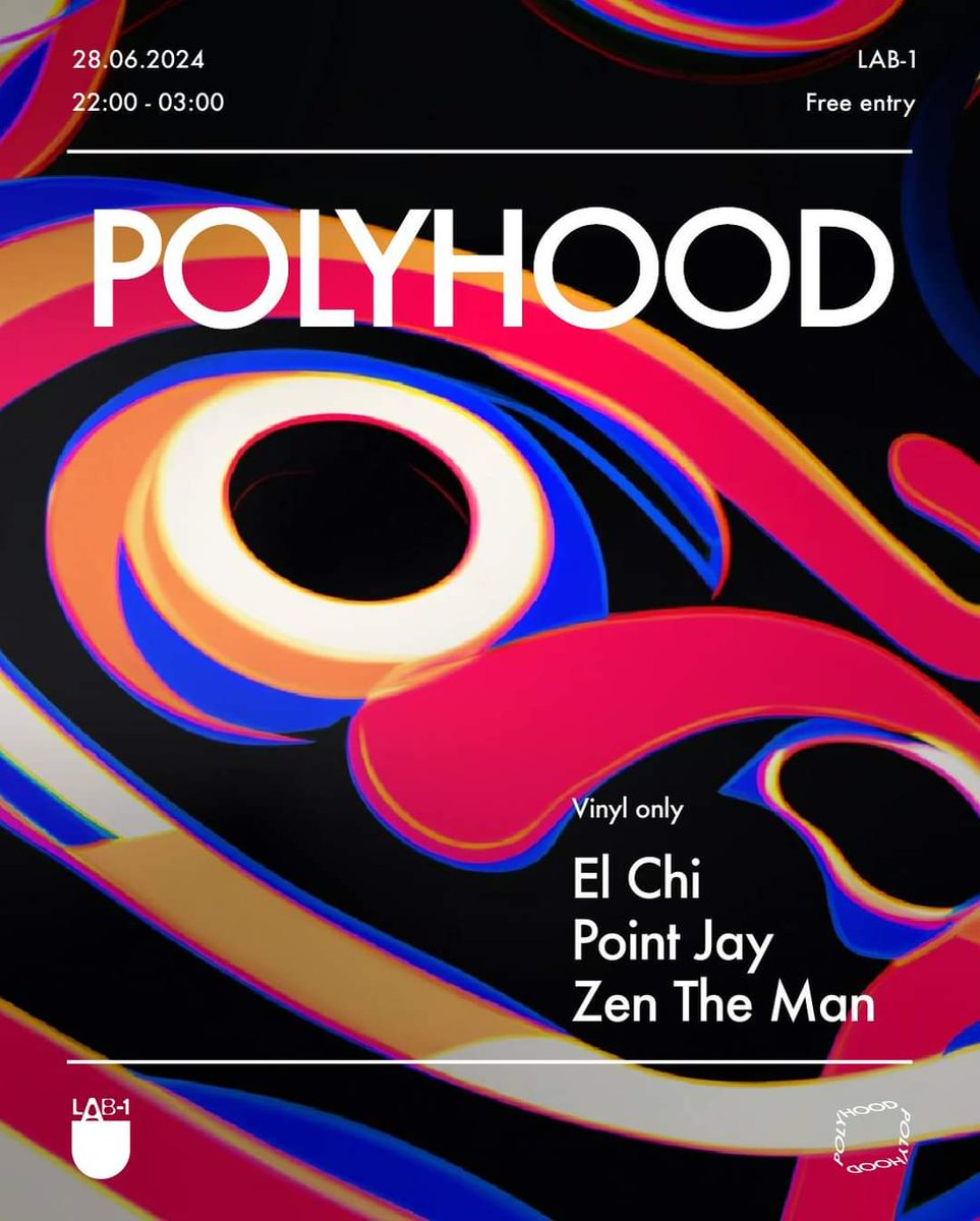 POLYHOOD is a cozy and atmospheric house party we're having this Friday! ✨

El Chi, Point Jay, and Zen the Man, will spin the best minimal, house, and deep-house tracks exclusively on vinyl. It's the perfect blend for music lovers who appreciate a laid-back atmosphere. 😎