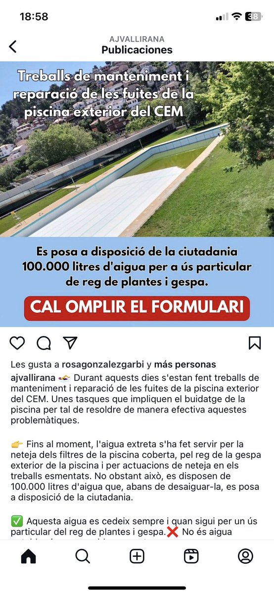 crite1's tweet photo. Regalem aigua perque no sabem tractarla?@aigua_cat @gencat @Vallirana @324cat #refugiclimatic @interiorcat https://t.co/FrXzGOJSSv