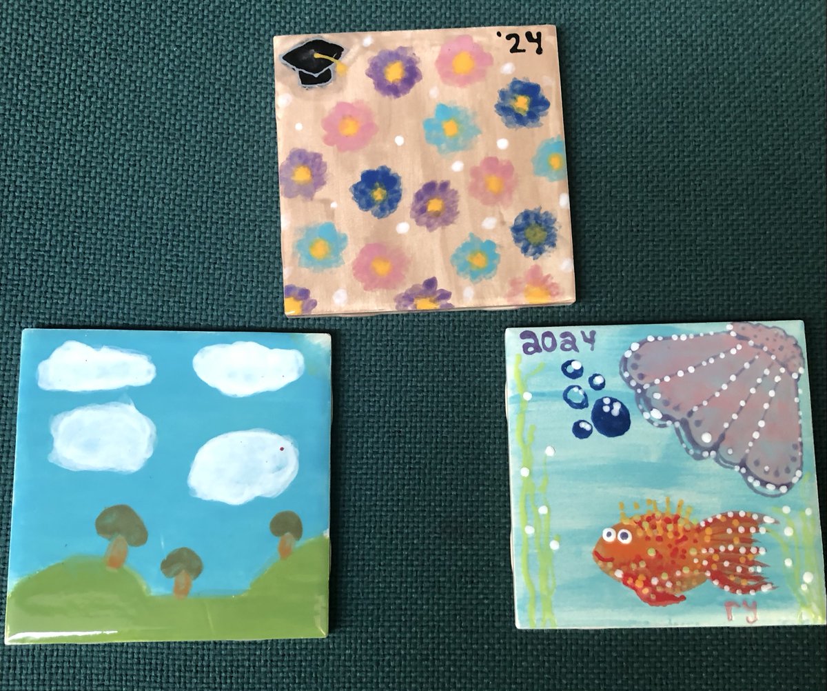 Tiles from our 2024 Grad Retreat are available for pick up from Ms. Mosole on Wed. and Thurs., and will also be on the stage at the Grad ceremony. If you can not pick yours up then, they will be available for pick up at Crock a Doodle downtown Cobourg throughout the summer.