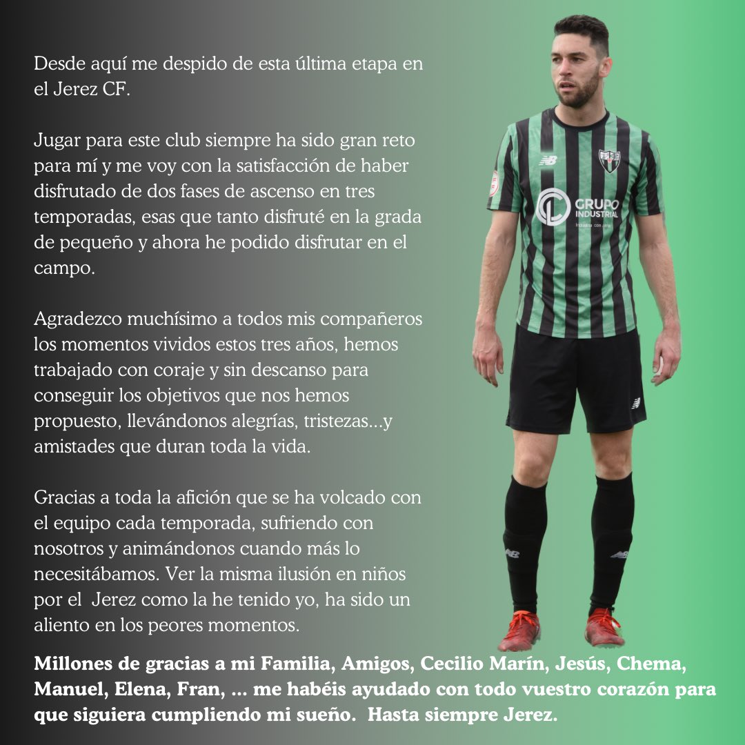¡Muchas Gracias, <a href="/JerezClubFutbol/">Jerez C.F.</a>! 💚🖤