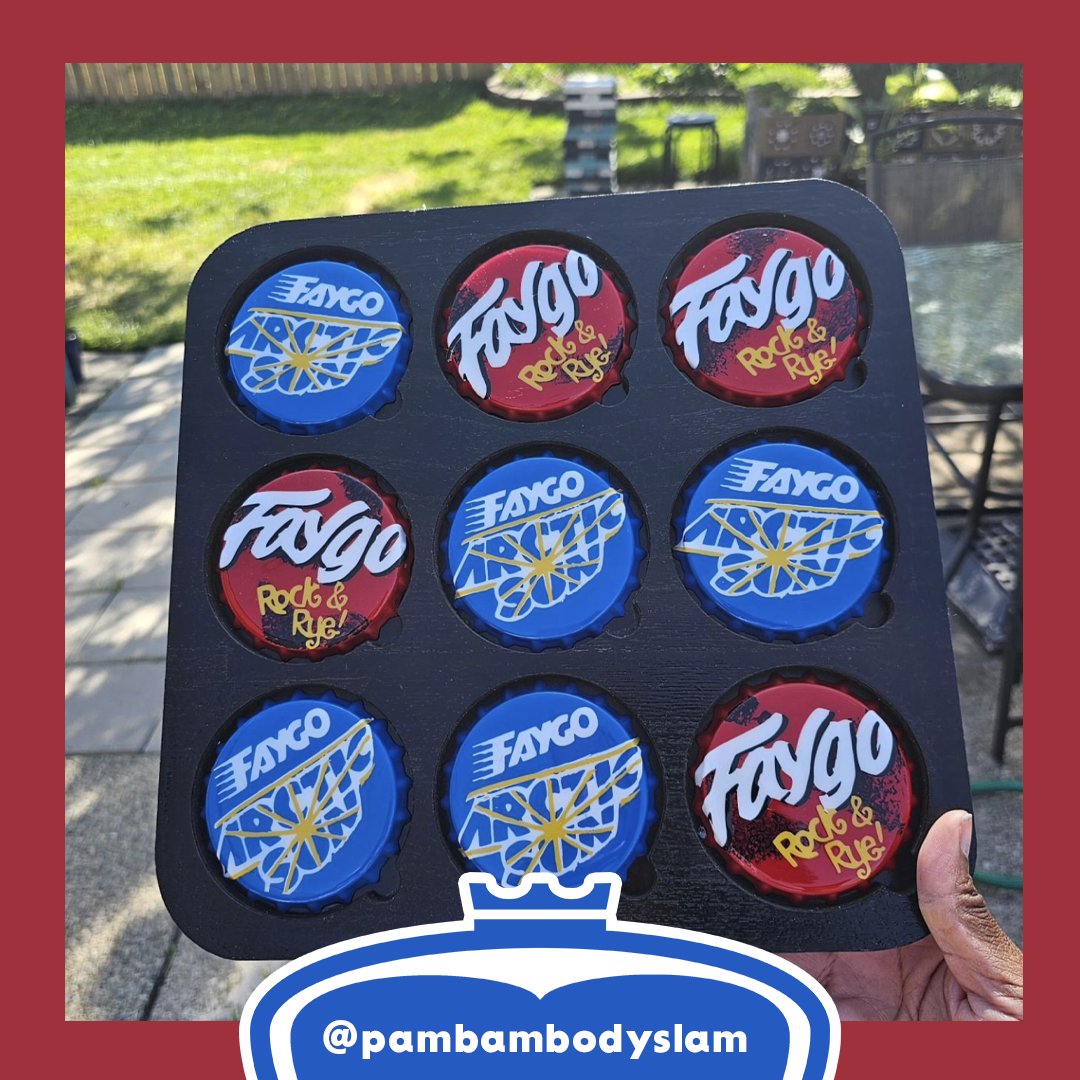 Faygo's tweet image. Tic-tac-Faygo! We have such creative fans! #TicTacToe #BackyardGames #Creativity #Faygo
