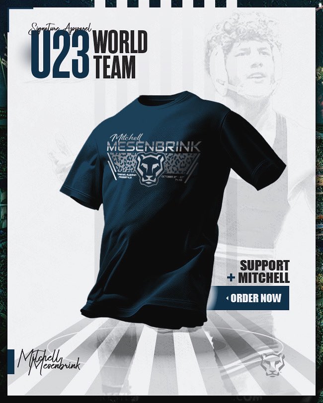Give ’Em Both Barrels…Let’s Roll! See you in Albania. 
•
Click HERE for U23 World Championship Merch🐆🦁
stores.inksoft.com/mesenbrink2024…
