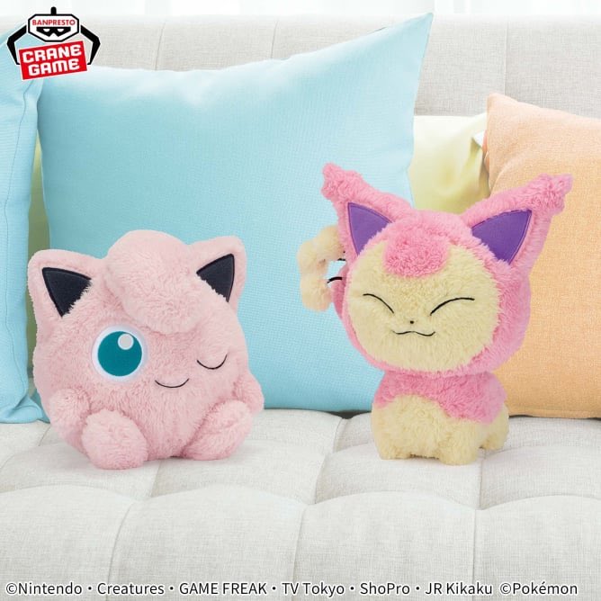 Pokeshopper Update: The next wave of Banpresto Jigglypuff/Skitty fluffy Pokémon plush have now been revealed for release Pokeshopper.net/news
