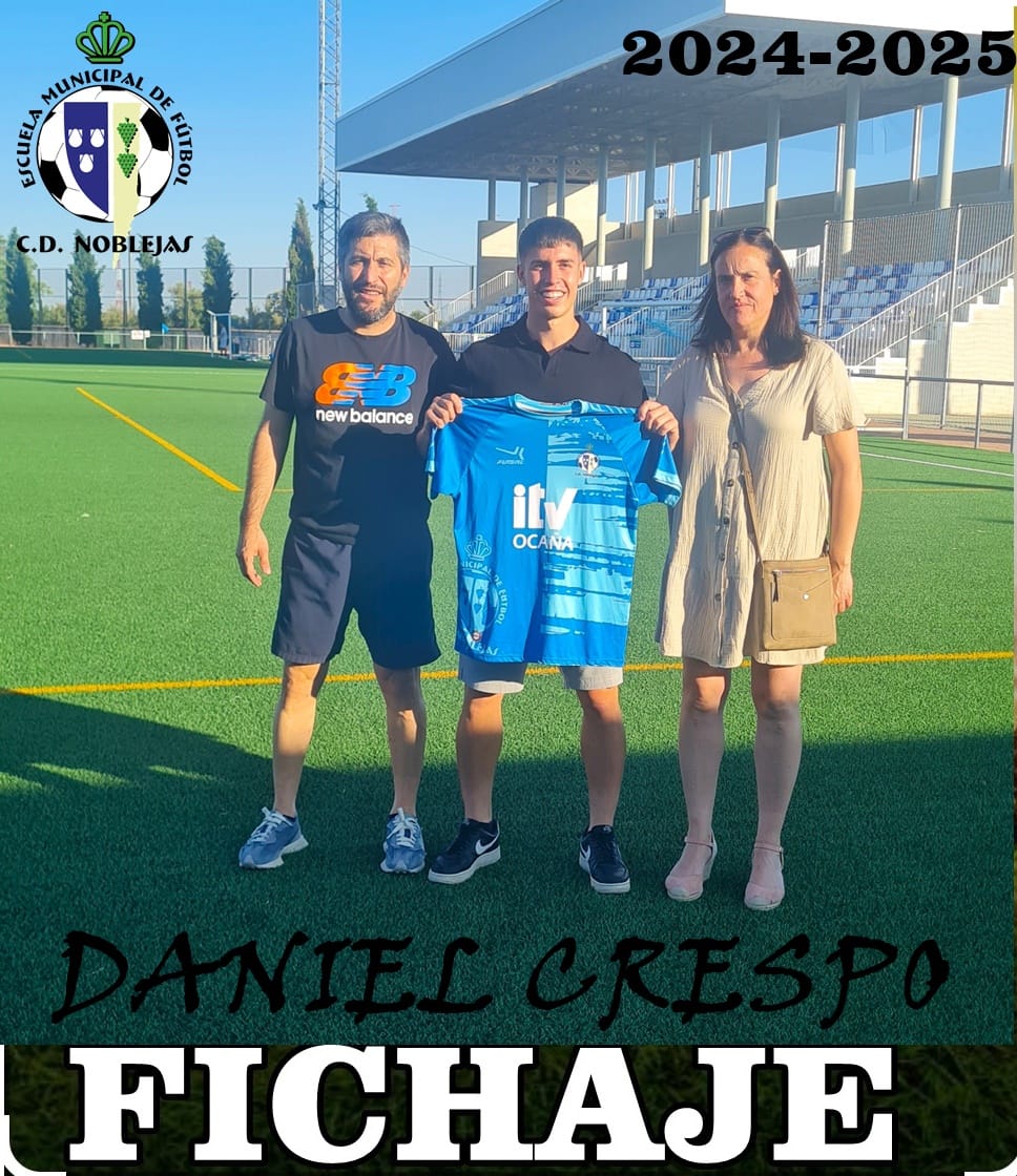 CDNoblejas's tweet photo. OFICIAL: 

Daniel Crespo se convierte en nuevo jugador del @CDNoblejas !! https://t.co/FwOMSZQSc8