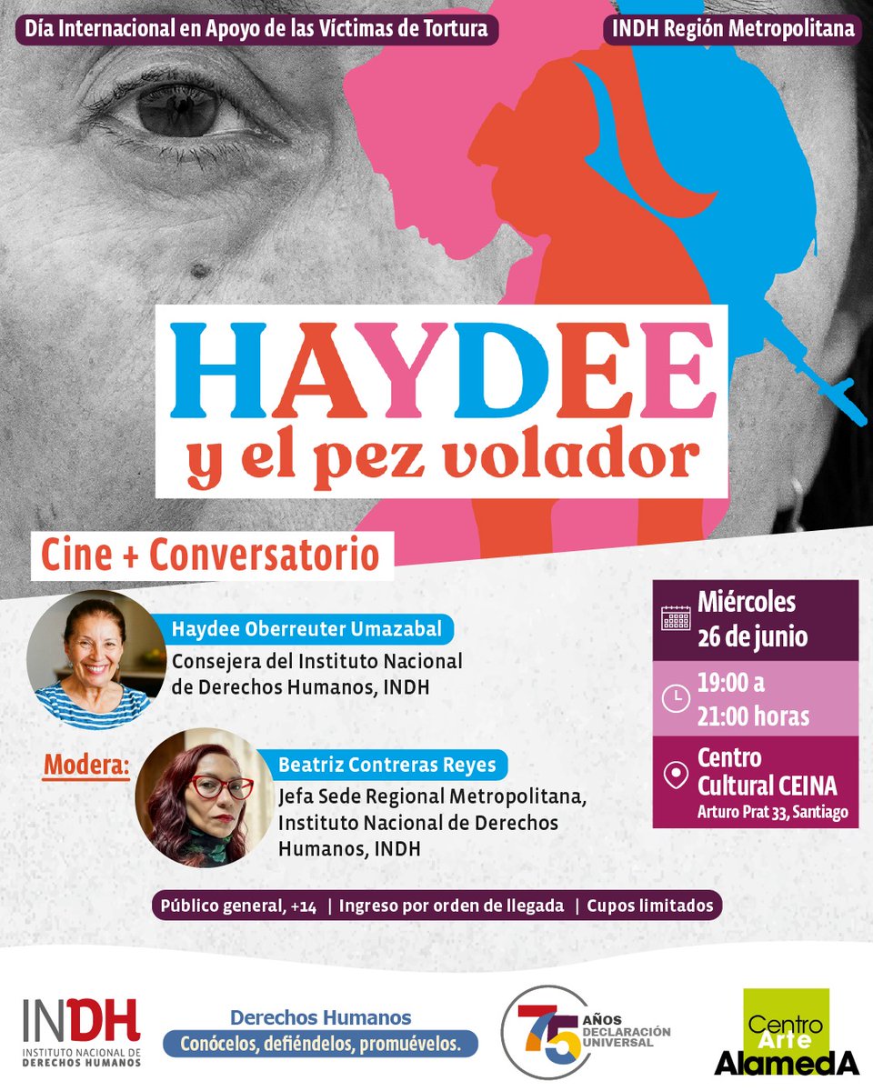 Extendemos la invitación a participar en la siguiente actividad, a realizarse el Día Internacional en Apoyo a las Víctimas de Tortura.