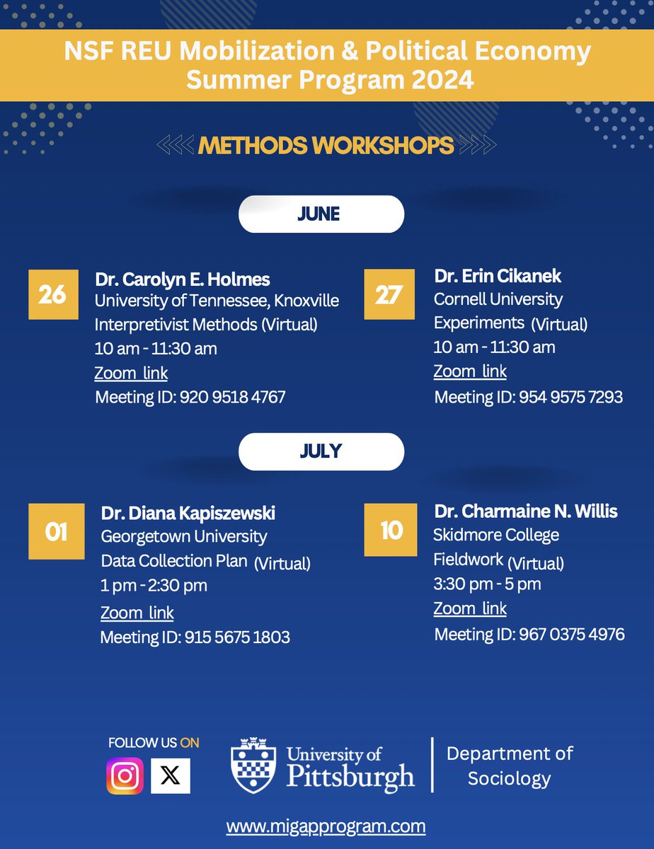 migapprogram's tweet image. 🌱🤝Here's a look at our upcoming expert-led workshops! 📈✨