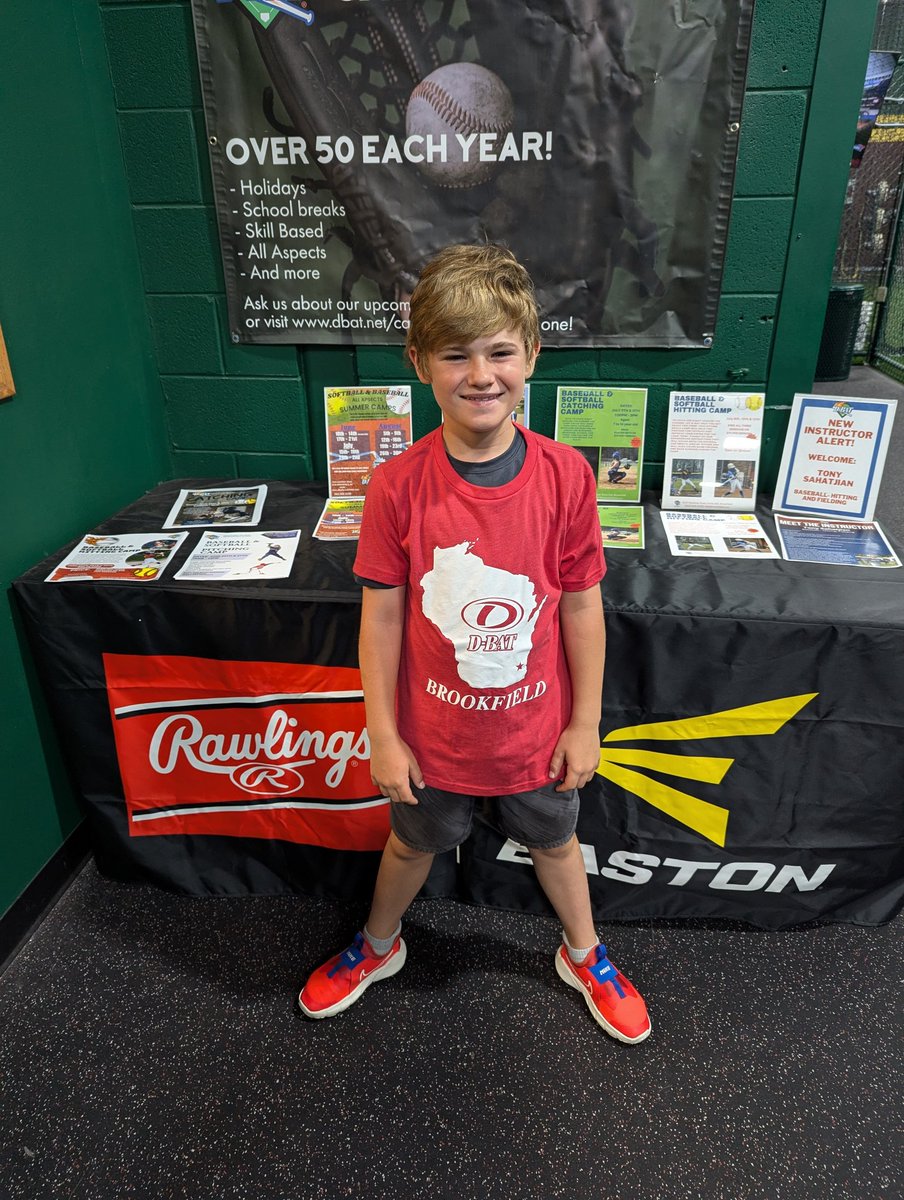 Shout out to our guy Chase!  Chase is attending every hour of every skill camp this week.  Love to see this guy working on his game!  #DBATBrookfield #Betterthanyesterday