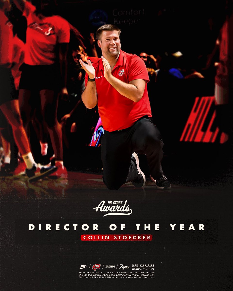 WKU Sports (@wkusports) on Twitter photo ๐ฎ๐ฌ๐ฎ๐ฐ ๐ก๐๐ ๐๐ข๐ง๐ฌ ๐
Huge congratulations to our very own <a href="/collinstoecker/">Collin Stoecker</a> on earning 2024 NIL Director of the Year
A tremendous and well-deserved honor ๐ฏ
โค nil.store/awards
#GoTops | <a href="/nil_store/">The NIL Store</a> ๐ฎ๐ฌ๐ฎ๐ฐ ๐ก๐๐ ๐๐ข๐ง๐ฌ ๐
Huge congratulations to our very own <a href="/collinstoecker/">Collin Stoecker</a> on earning 2024 NIL Director of the Year
A tremendous and well-deserved honor ๐ฏ
โค nil.store/awards
#GoTops | <a href="/nil_store/">The NIL Store</a>