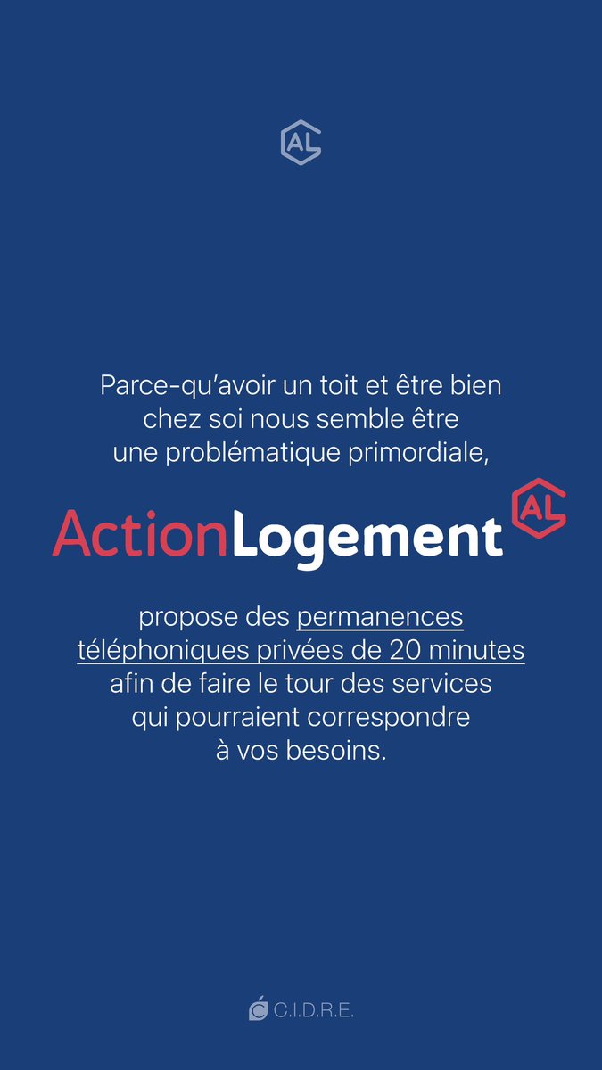 LeCIDREfr's tweet photo. Le saviez-vous?
Action Logement vous propose des permanences téléphoniques pour faire le tour des services qui pourraient vous correspondre. 

⚠️ Un numéro inconnu vous appellera à l’heure choisie! 

Par ici les infos ⬇️ 
https://t.co/hado6YdXYd
Ou scannez le QR code 😉 https://t.co/346gBcHEUZ