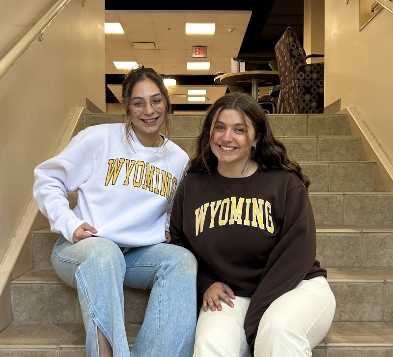 You will have never looked better in our school colors! 🤎💛 Shop our new crew neck in-store or online. 

link🔗:l8r.it/jGcL

#universitystore #uwyostore #officialcampusstore #uwyo #campuslife #uofwyoming #wyoming #gopokes #iamacowboy #theworldneedsmorecowboys