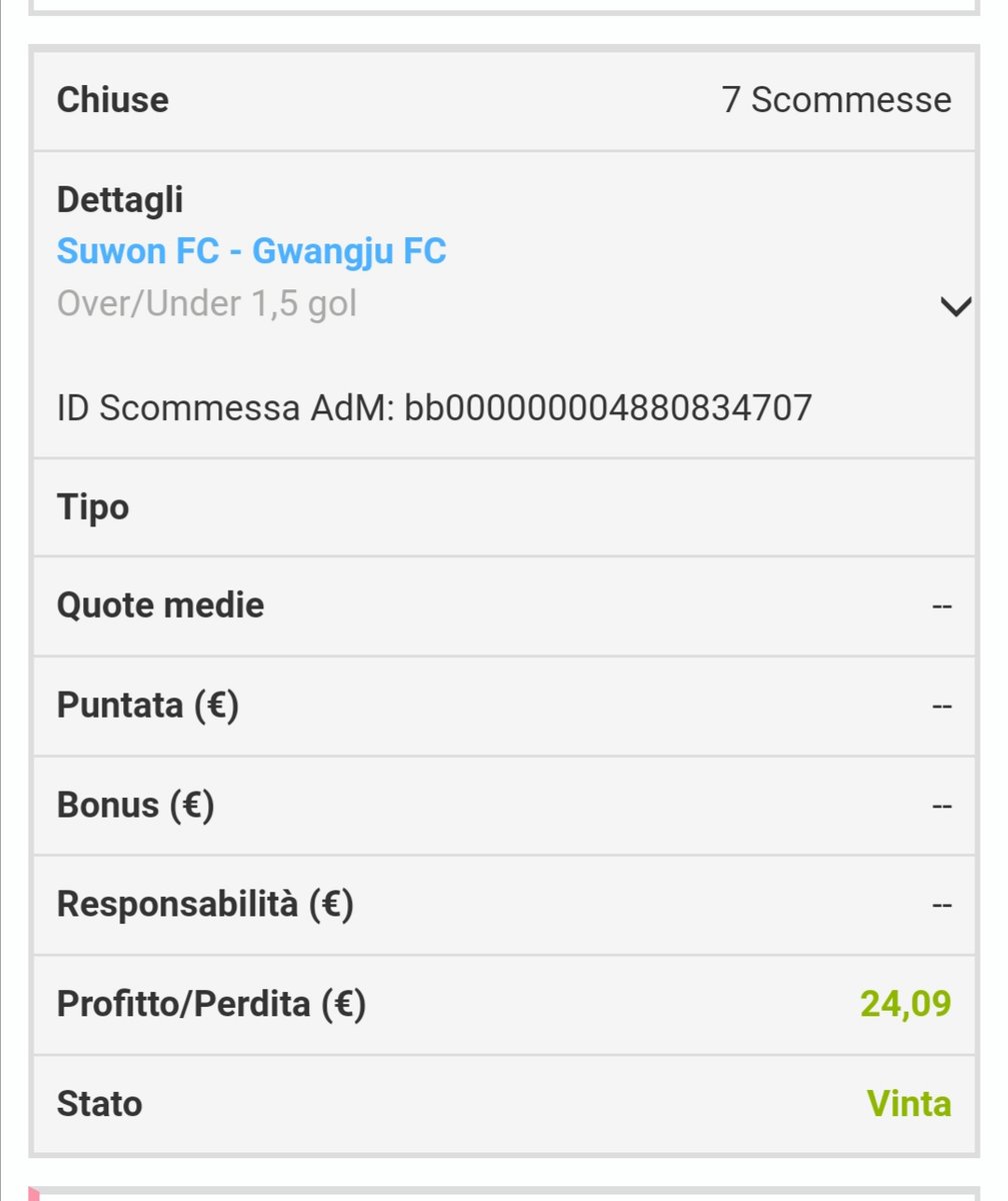 BothTips's tweet image. Good trading today in korea and china
Henan-Qingdao ✅
Suwon-Gwangju ✅
#betfair #football #china #korea #trading