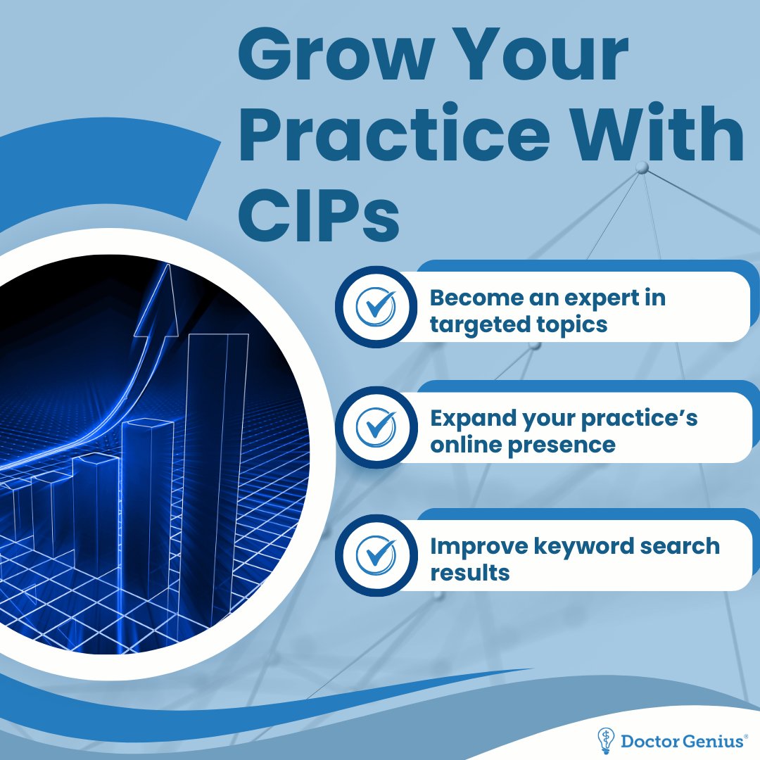 Our CIPs provide fresh, relevant content to boost your online presence and ranking. Become a local leader in your field! doctorgenius.com/content-igniti…
#medicalmarketing #SEO