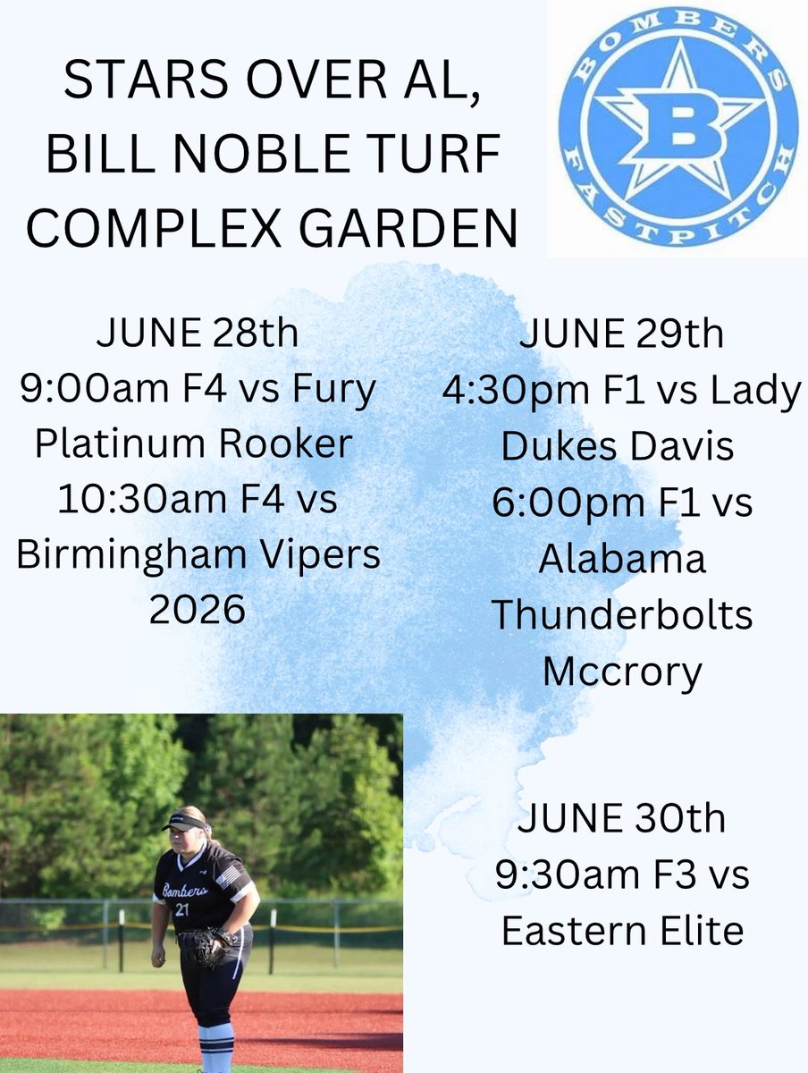Lynnlee Adkins (@adkinslynnlee) on Twitter photo Here is our schedule for this weekend. Hope to see lots of coaches out here in the heat🔥@MSBombersNew <a href="/LeeUSoftball/">Lee Univ Softball</a> <a href="/Em_Russell/">Emily Russell</a> <a href="/TTU_Softball/">Tennessee Tech Softball</a> <a href="/daniellepenner/">Danielle Penner</a> <a href="/MarcKKendrick/">Coach Marc K Kendrick</a> <a href="/LMU_Softball/">LMU Softball</a> <a href="/Trav_Hill33/">Travis Hill</a> <a href="/TNUsoftball/">Trevecca Softball 🥎 💜</a> <a href="/betyree/">Ben Tyree</a> <a href="/kyleighmpayne/">Kyleigh Payne</a> <a href="/cnsball/">Carson-Newman Softball</a> <a href="/Nate_BCSoftball/">Nathan Thompson</a> <a href="/BCLionsSoftball/">Bryan College Softball</a> Here is our schedule for this weekend. Hope to see lots of coaches out here in the heat🔥@MSBombersNew <a href="/LeeUSoftball/">Lee Univ Softball</a> <a href="/Em_Russell/">Emily Russell</a> <a href="/TTU_Softball/">Tennessee Tech Softball</a> <a href="/daniellepenner/">Danielle Penner</a> <a href="/MarcKKendrick/">Coach Marc K Kendrick</a> <a href="/LMU_Softball/">LMU Softball</a> <a href="/Trav_Hill33/">Travis Hill</a> <a href="/TNUsoftball/">Trevecca Softball 🥎 💜</a> <a href="/betyree/">Ben Tyree</a> <a href="/kyleighmpayne/">Kyleigh Payne</a> <a href="/cnsball/">Carson-Newman Softball</a> <a href="/Nate_BCSoftball/">Nathan Thompson</a> <a href="/BCLionsSoftball/">Bryan College Softball</a>