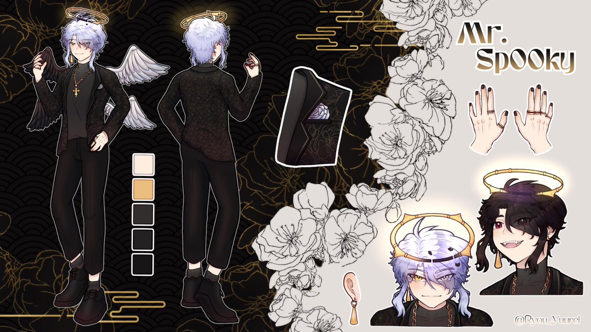 Yo! Spook’s here! Heaven’s chaotic reject and God’s least favorite child, wussup! 🖤🪽

🎨: @Ryou_Yuurei 

Twitch: twitch.tv/mrspo00ky

#Vtuber | #VtuberUprising | #VtuberEN