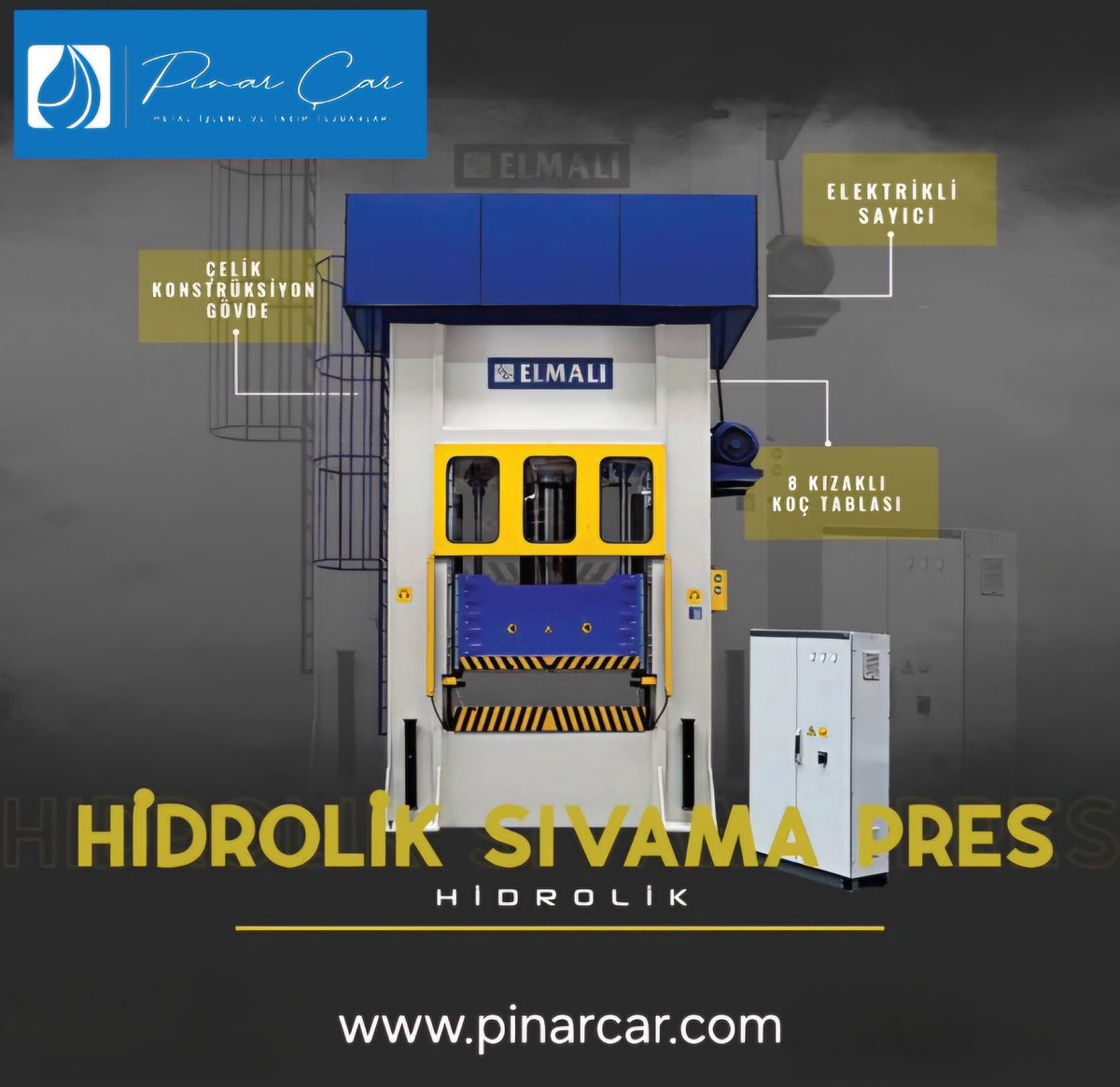 machinetoolsTR's tweet image. #ELMALI HYDRAULIC DEEP PLASTER PRESSES

PRODUCTION FROM 100 TONS TO 2500 TONS

#HYDRAULICPRESS #PRESS #HYDRAULIC #MACHINETOOLS #METALMACHINING