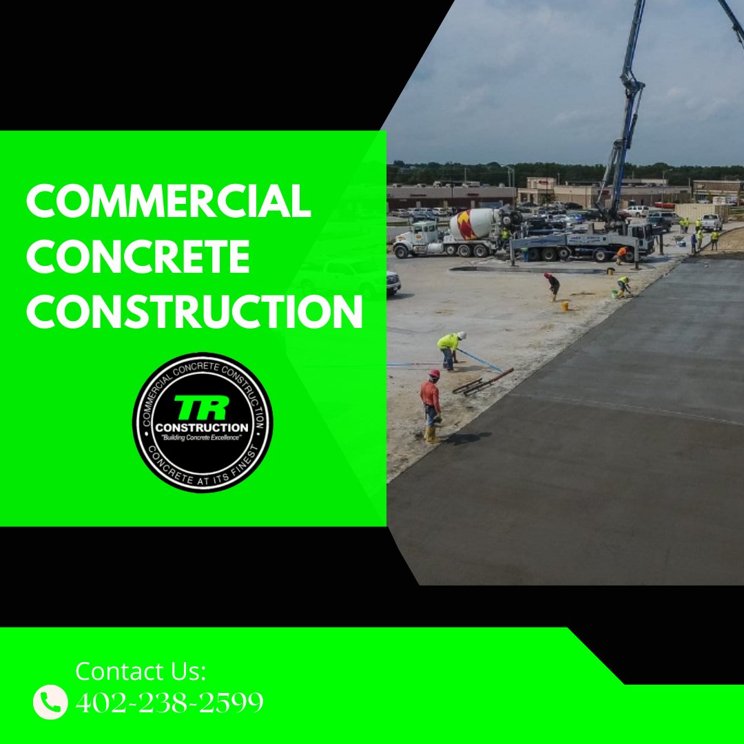 Transform your commercial projects with TR Construction's expertise in commercial concrete construction! From foundations to finishing touches, we build with precision and quality. #CommercialConstruction #ConcreteExperts #Concrete