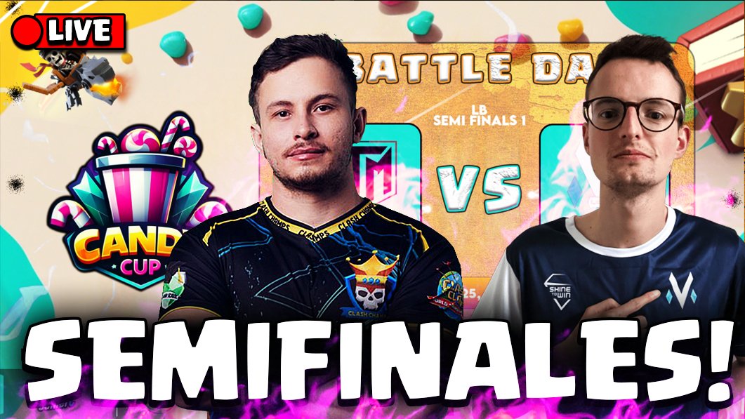 ZolokOficial's tweet photo. 🔴ESTAMOS EN DIRECTO!

Comienza el PARTIDAZO de la jornada! hoy por fin en MODO DIFICIL! 

Semifinales en la #candycup con un duelo entre @VMEsportsCoC vs @HTMEsports (nuevo roster)

Os espero!
🟣https://t.co/Vm61z08Aln
🔴https://t.co/oPK4SCN2IF https://t.co/kplmhUnRHn