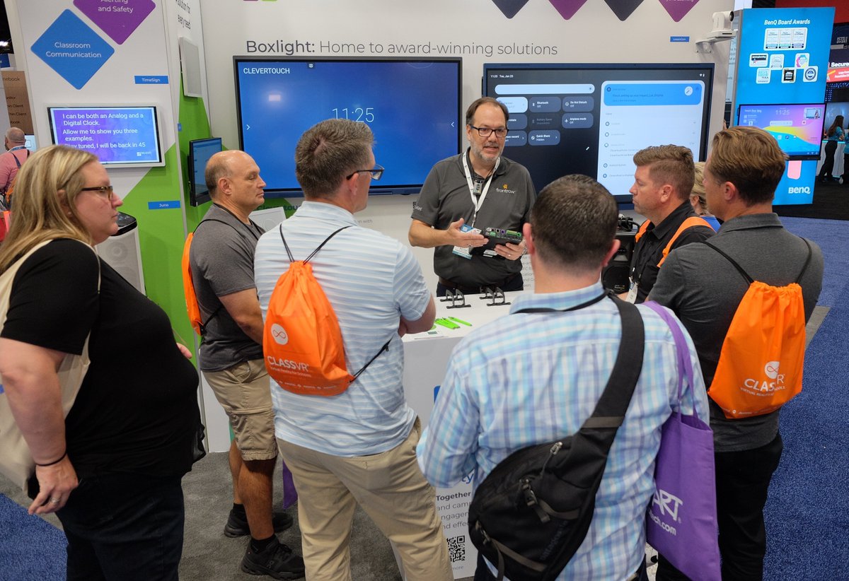 Check out Mark Jones telling #ISTELive attendees about our newly launched FrontRow UNITY solution! (#captiveaudience)

Want to know more about UNITY? Drop by booth 1256 at #ISTELive24 or explore here - hubs.la/Q02DhK2g0

<a href="/gofrontrow/">FrontRow</a>