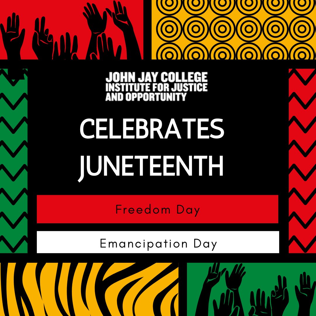 The Institute is proud to recognize Juneteenth this month which is a celebration of freedom, unity, and the journey towards justice. Let us continue to strive for liberation and freedom from an unjust system.

 #Juneteenth #FreedomForAll #SecondChances