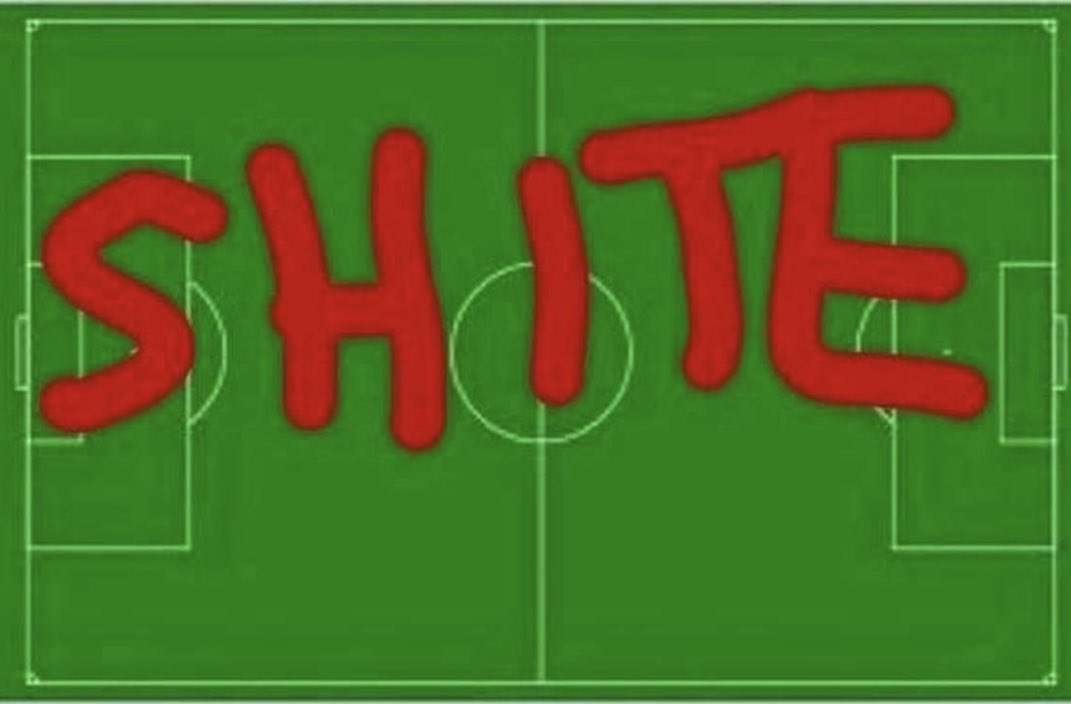 England’s heat map for the first half: