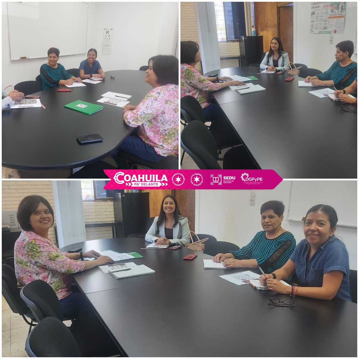 Con gran entusiasmo recibimos a personal de fundación Teletón con la finalidad de llevar a cabo la planeación de la campaña de boteo 2024 en escuelas de educación básica. <a href="/manolojim/">Manolo Jiménez Salinas</a> <a href="/GobDeCoahuila/">Gobierno de Coahuila</a> <a href="/SEducacionCoah/">Educación Coahuila</a> <a href="/EmanuelGarzaF/">E Garza Fishburn</a> <a href="/jsalcidop/">jorge Alberto Salcido Portillo</a> <a href="/josesadeleon/">maria jose</a>