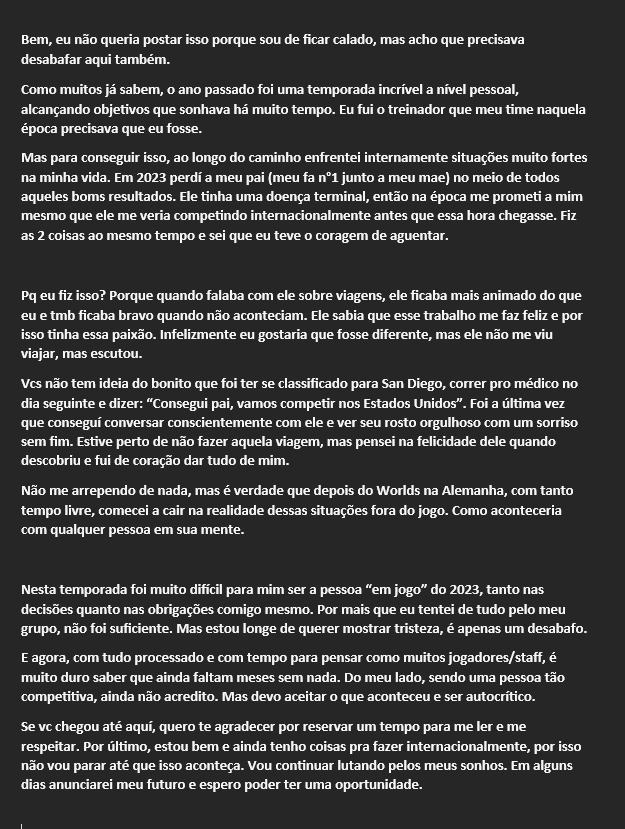 Descargo e desabafo. 🇦🇷🇧🇷

❤️