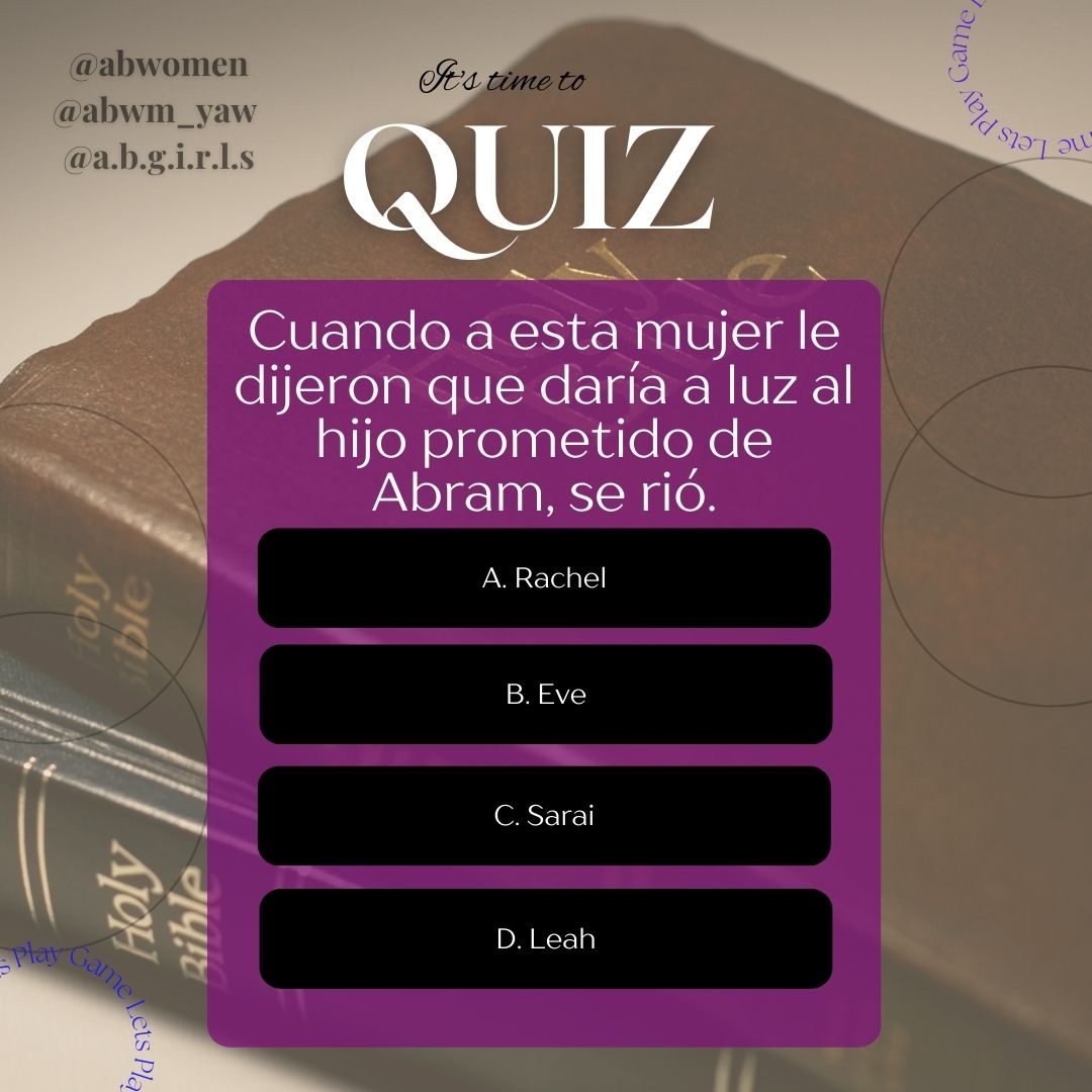 abgirls's tweet image. #ABWM #ABYAW #ABGIRLS #GTT #GirlTalkTuesday #Tuesday #chat #when #how #talk #women #girls #comment #June #quiz #test #who #answer #beginning #who #first #history #Genesis #losabiausted #knowledge #Bible #word
