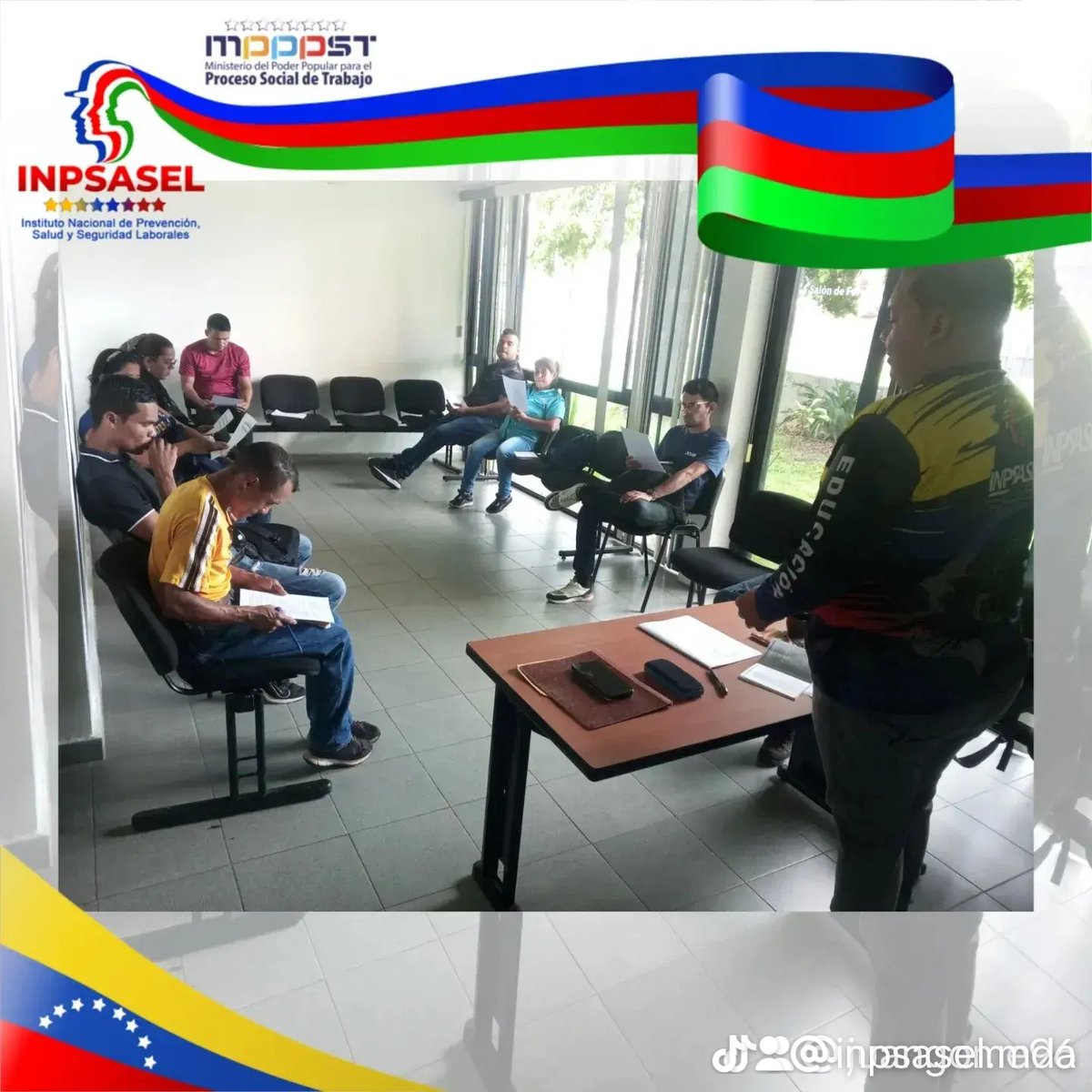INPSASEL MONAGAS Y DELTA AMACURO (@inpsaselmdea) on Twitter photo Geresat Monagas y Delta Amacuro le dió continuidad al Plan Nacional de Formación dictado por el facilitador Henry Dimas, seguimos fortaleciendo a la clase trabajadora de nuestro País.
<a href="/NicolasMaduro/">Nicolás Maduro</a>
<a href="/alexiscorredorp/">Alexis Corredor</a>
<a href="/rusbelrondon/">@rusbelrondon</a>
<a href="/MinTrabajoVE/">Min. Proceso Social de Trabajo</a>
<a href="/Inpsasel_vzla/">Inpsasel_vzla</a> Geresat Monagas y Delta Amacuro le dió continuidad al Plan Nacional de Formación dictado por el facilitador Henry Dimas, seguimos fortaleciendo a la clase trabajadora de nuestro País.
<a href="/NicolasMaduro/">Nicolás Maduro</a>
<a href="/alexiscorredorp/">Alexis Corredor</a>
<a href="/rusbelrondon/">@rusbelrondon</a>
<a href="/MinTrabajoVE/">Min. Proceso Social de Trabajo</a>
<a href="/Inpsasel_vzla/">Inpsasel_vzla</a>