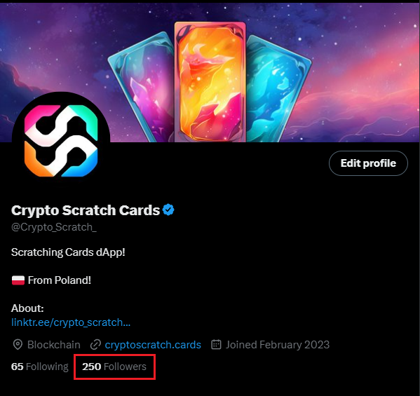 Crypto_Scratch_'s tweet photo. π€©Today we celebrate! πΎ
First 250 Followers, thank you all! π
#cryptoworld #web3ββ #BSCNews #BSCGem #NFTFam #dappbay #CoinbasePizzaMonth https://t.co/ZCWV7Um8xw