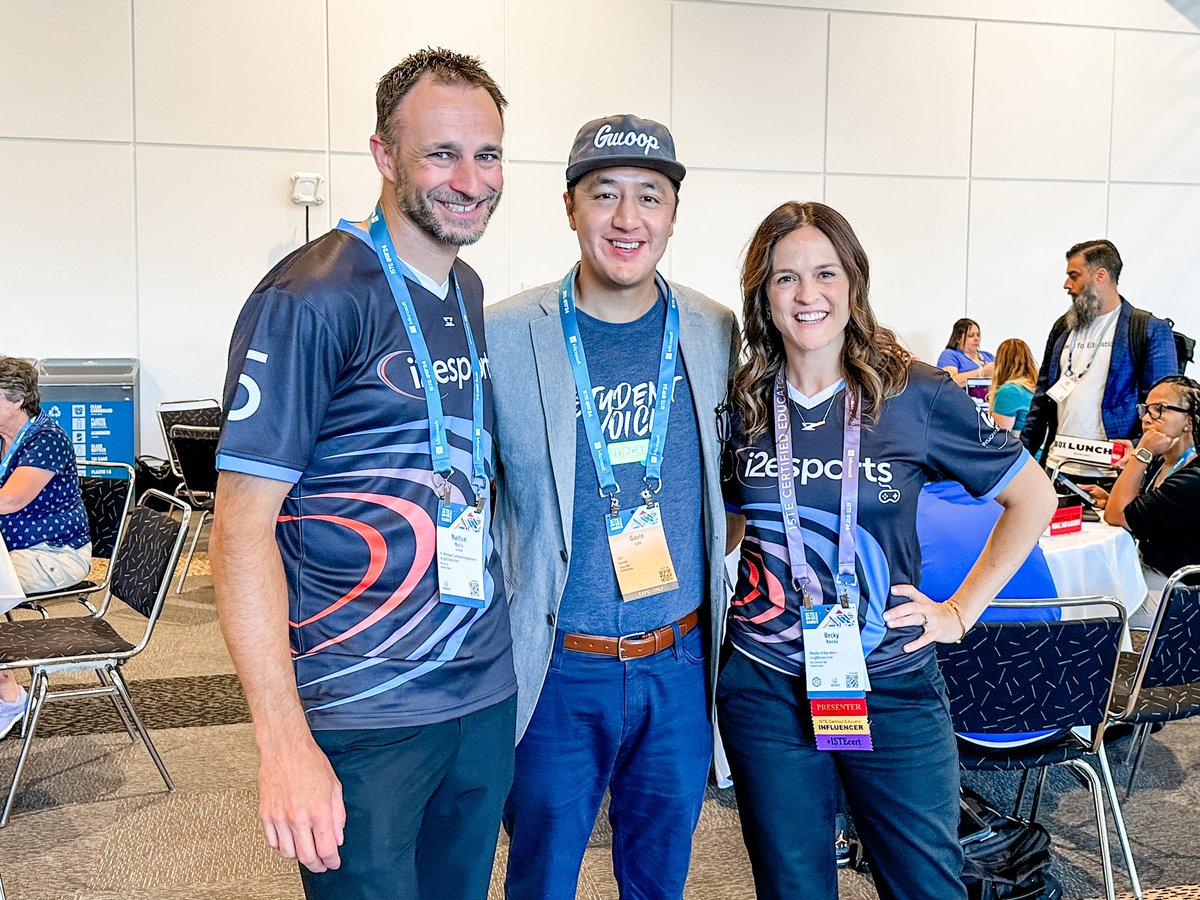 It was so fun to partner with <a href="/GwoopAcademy/">Gwoop</a> to host a lunch and learn at #ISTELive! Attendees got to compete in games online together AND got to eat together without a line. 👏🏽 <a href="/i2eEDU/">insight2execution (i2e)</a> #i2esports <a href="/edtechwells/">Nathan Wells</a> <a href="/gavinmlee/">Gavin Lee</a>