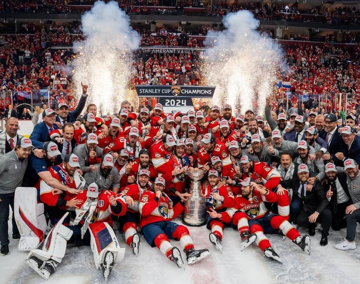 HeAtFaNFrMDaY1's tweet photo. Florida Panthers 2024 Stanley Cup Champions https://t.co/EuMuqkGtfm