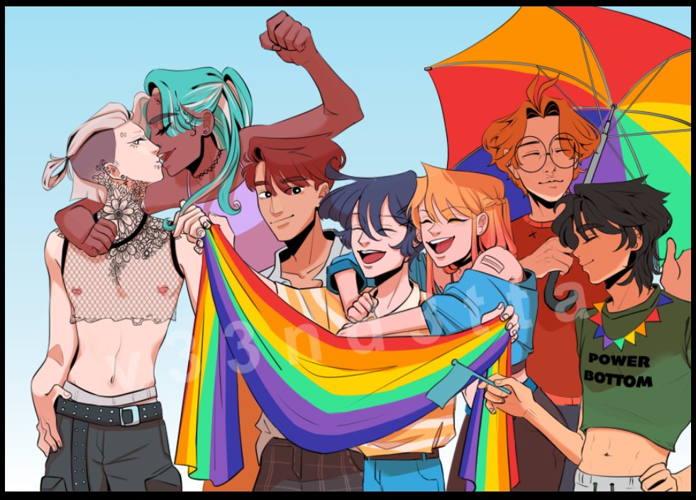 v33nd3tta's tweet image. Wip on stream today! raided @IyongKanlungan ! 

#streamend #vtuber #vartist #oc #pride