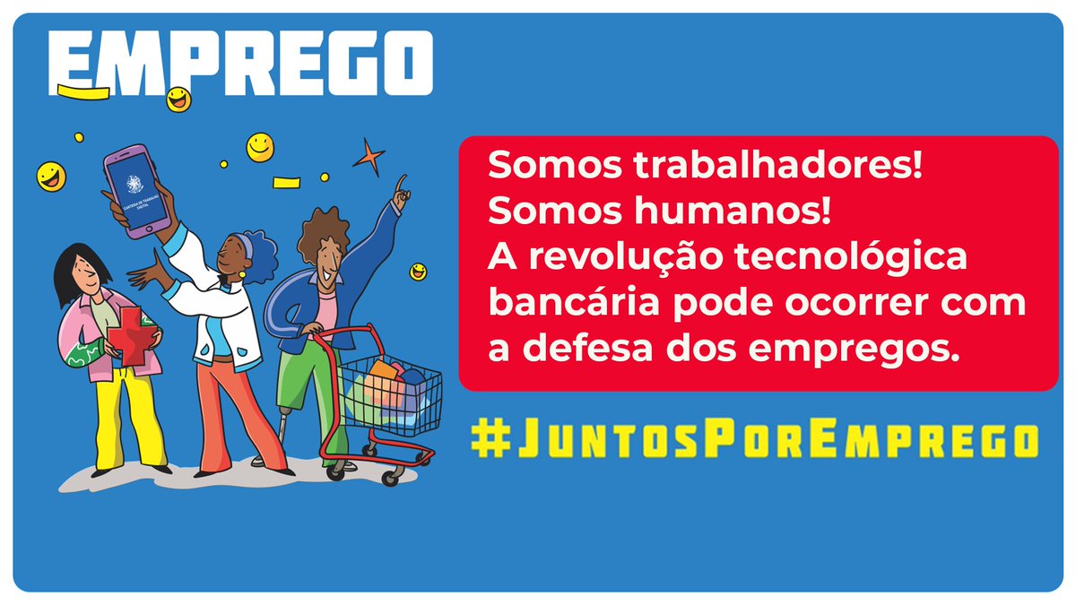 LuisLellis's tweet photo. A implementação da tecnologia é bem-vinda, mas não pode ser desculpa para reduzir postos e sobrecarregar os contratados @Febraban! #JuntosPorEmprego @spbancarios https://t.co/iYxDFsEiqs