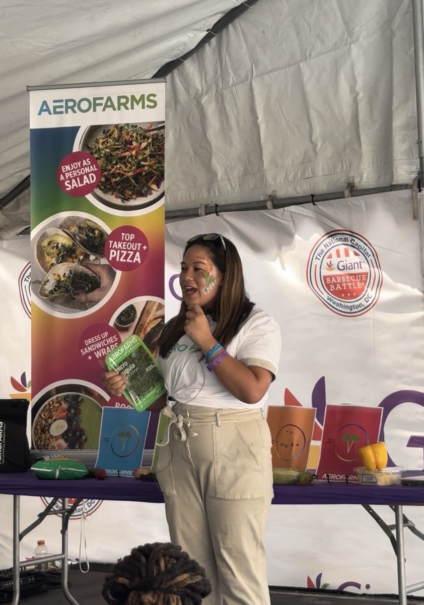 AeroFarms (@aerofarms) on Twitter photo A fantastic weekend showcasing AeroFarms at <a href="/GiantFood/">Giant Food</a>’s
National BBQ Battle in DC!🌱
A huge thank you to everyone who stopped by our booth to learn more about how we’re revolutionizing #verticalfarming!
#Sustainable #Innovation #Team #Support #Technology #Agriculture A fantastic weekend showcasing AeroFarms at <a href="/GiantFood/">Giant Food</a>’s
National BBQ Battle in DC!🌱
A huge thank you to everyone who stopped by our booth to learn more about how we’re revolutionizing #verticalfarming!
#Sustainable #Innovation #Team #Support #Technology #Agriculture