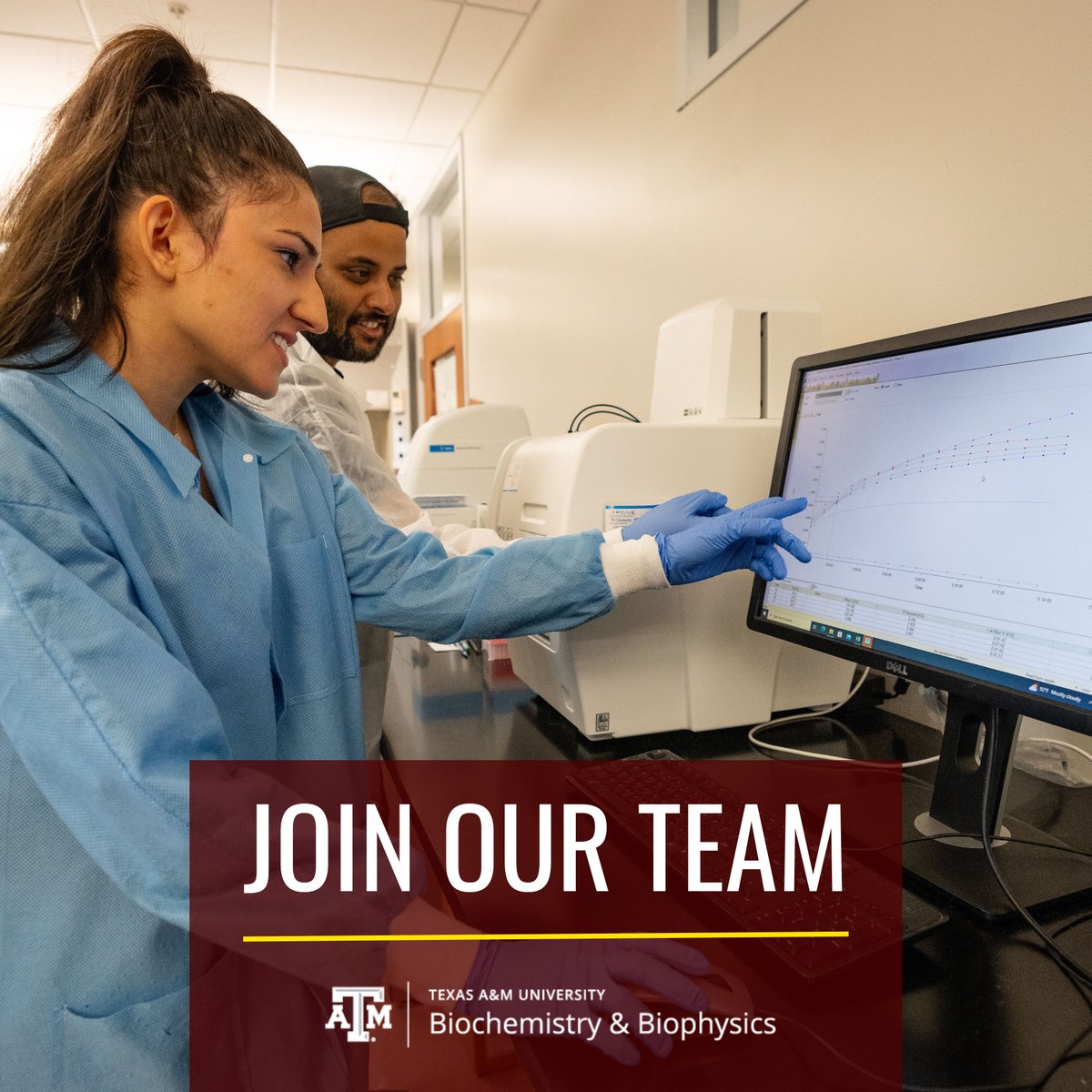 We're hiring! Join #TAMUBCBP as a lecturer and teach the next generation of scientists about the exciting world of biochemistry and biophysics. 

Application deadlines are drawing near. Use the links below to apply:
apply.interfolio.com/146096
apply.interfolio.com/148225