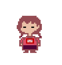 undertaleにハマってた時に描いてたゆめにっきファンアート