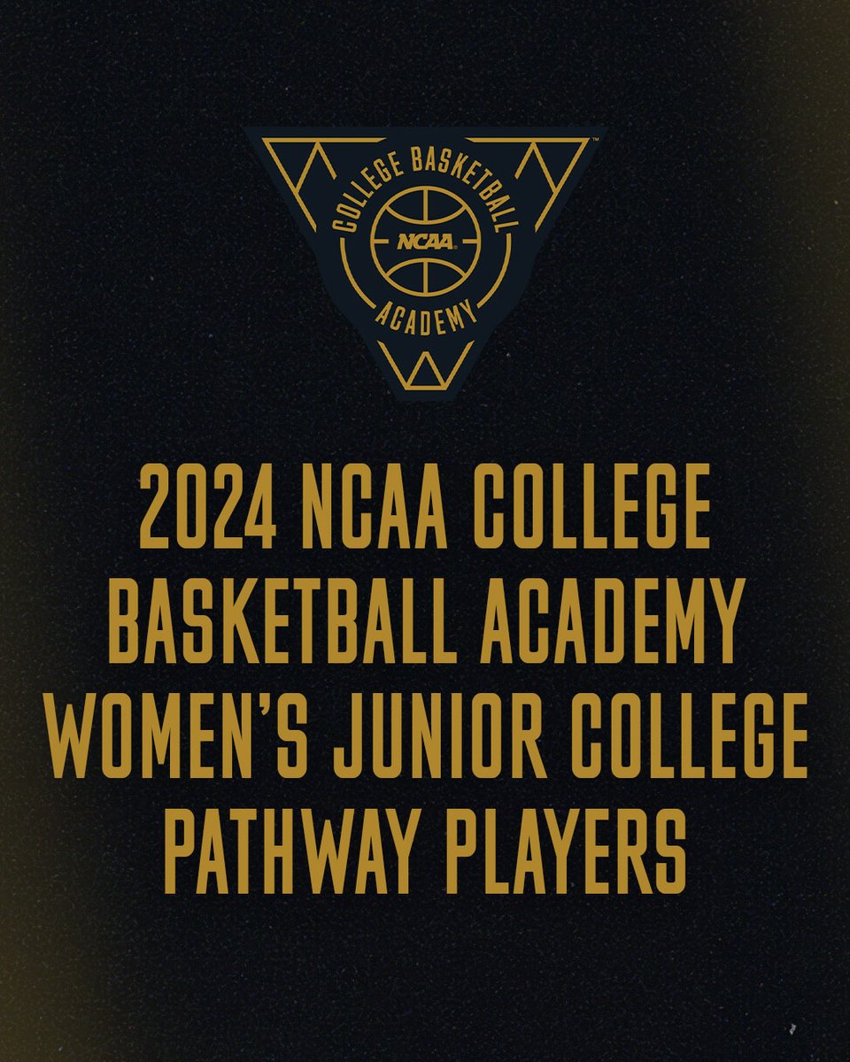 📢 The 2024 NCAA College Basketball Academy Women's Junior College Pathway Players Announced!

#CBBAcademy | #CBA2024

🏀 on.ncaa.com/CBAWomensJunio…
