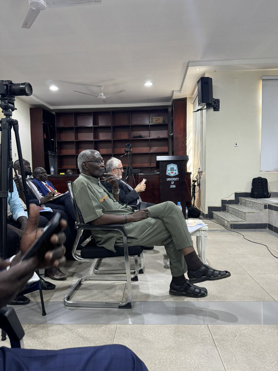 JohnAkec's tweet image. SEMINAR AT UNIVERSITY OF JUBA ON
Israel’s Space Science: Sharing Experiences and Best Practices with South Sudan -Opening Continued…