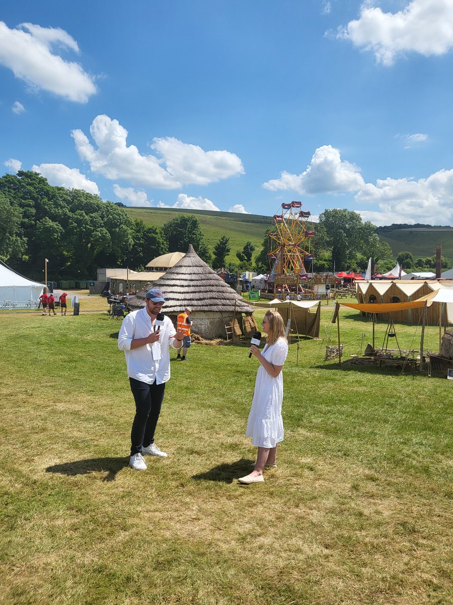 No downtime for <a href="/NicolaTallis/">Dr Nicola Tallis</a> <a href="/ChalkeFestival/">Chalke History Festival</a> 😉