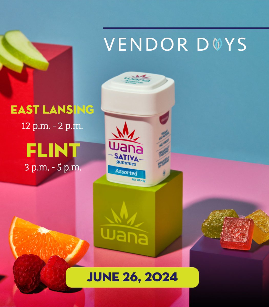 East Lansing and Flint, Wana is spending their last Vendor Day in your cities. Make sure to stop by and show some love before they head home.
